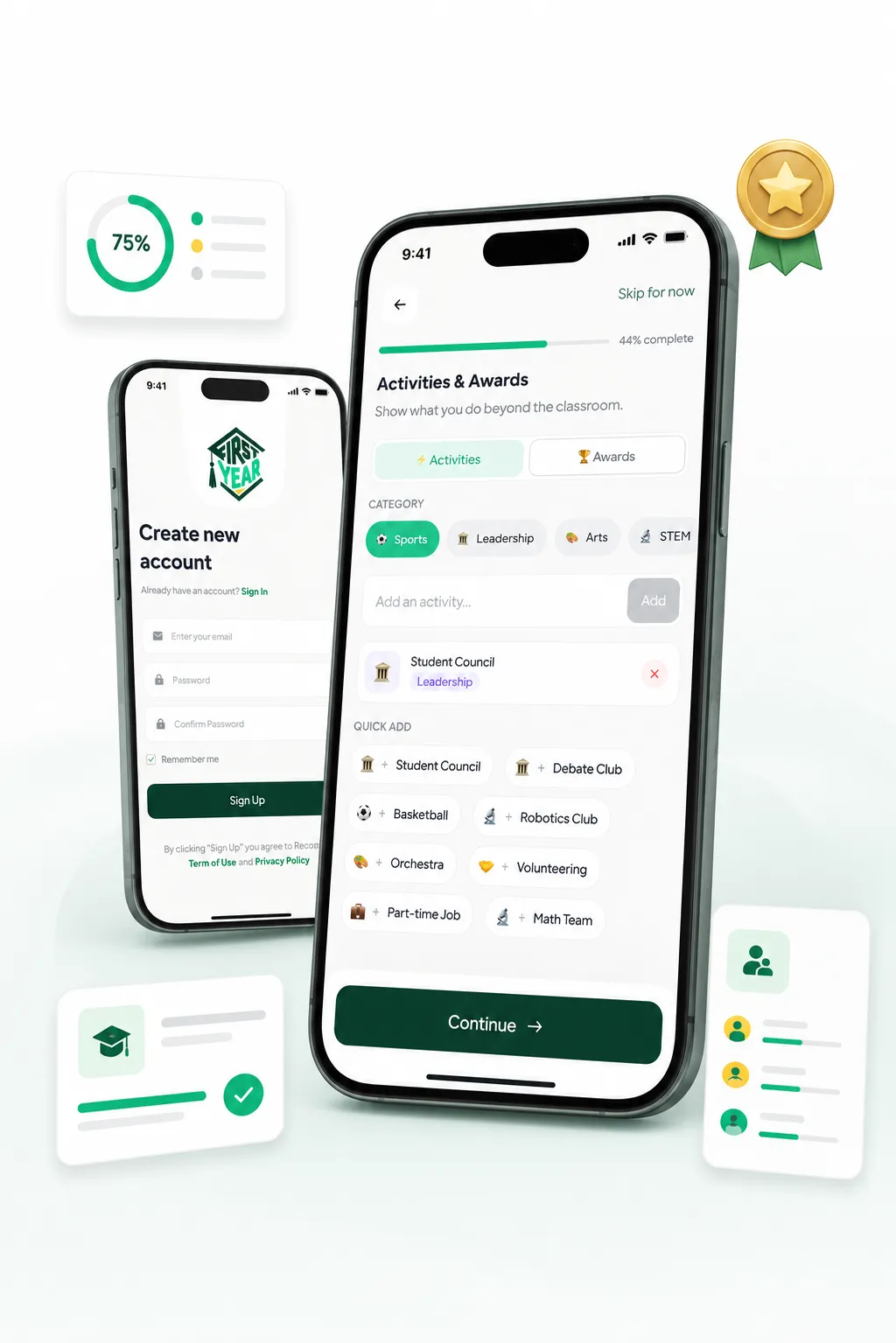 First Year Generation School mobile app showcase